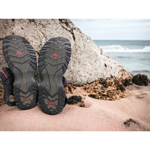 ACG Nike Hiking Sandals Men’s Sz. 12 Black/Red EUC - Picture 4 of 8